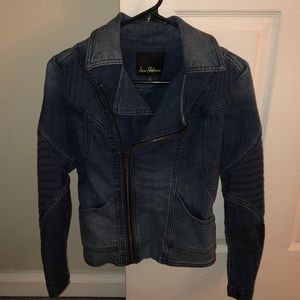Sam Edelman Moto Style Denim Jacket